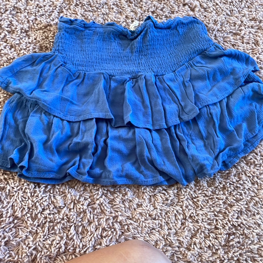 Hayden girl Smocked Ruffle Tiered Mini Skort